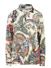 Etro Shirt With Paisley Print In Neutrals