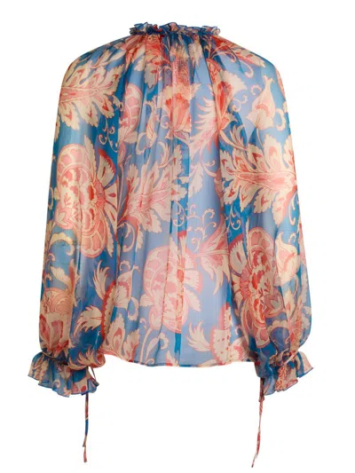 ETRO ETRO FLORAL SILK BLOUSE