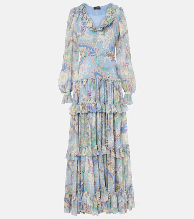 ETRO FLORAL SILK GOWN