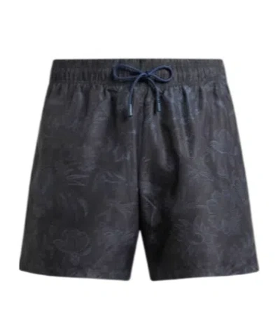 Etro Floral Swim Shorts In Blue