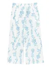 Etro Cotton Polyester Pants In Blue