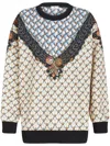 Etro Floralia Floral-print Jumper In Yellow