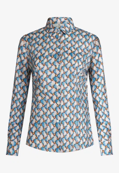 ETRO FLORALIA FLORAL PRINT LONG-SLEEVED SHIRT