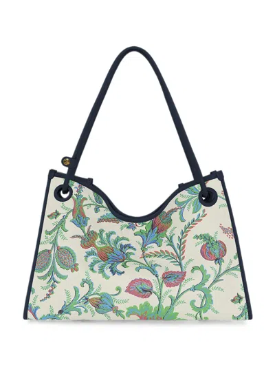 Etro Floral-jacquard Shoulder Bag In Multi