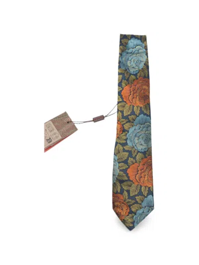 Etro Floral-jacquard Tie In Multi