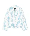 Etro Floral-embroidered Patch-pockets Jacket In Multi