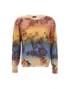 Etro Floral-pattern Wool Sweater In Multi