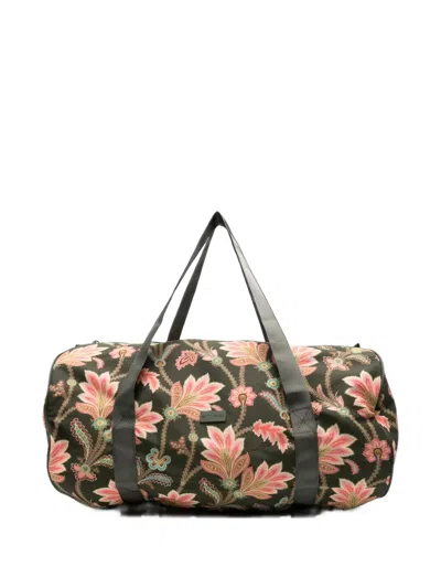 Etro Floral-print Holdall Bag In Brown