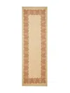 Etro Scarf With Foliage-patterned Edges In Neutrals