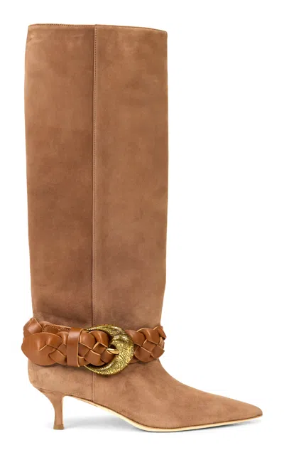 Etro Fondo 50 Heel In Brown