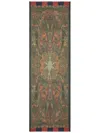 Etro Frayed Paisley-jacquard Scarf In Green