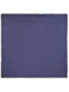 Etro Frayed Paisley-jacquard Shawl In Blue