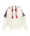 Etro Fringe-detail Hoodie In White