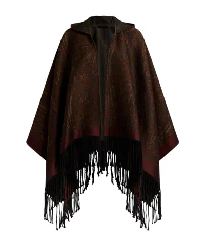 ETRO FRINGED CAPE