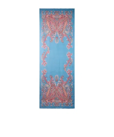 ETRO ETRO FRINGED EDGE PAISLEY-PRINTED SCARF