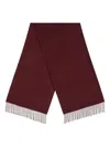 Etro Fringed-edge Scarf In Burgundy