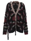 Etro Fringed Oversized Cardigan In .