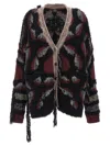 ETRO ETRO BLACK WOOL CARDIGAN