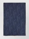 Etro Fringed Paisley Scarves Collection In Blue