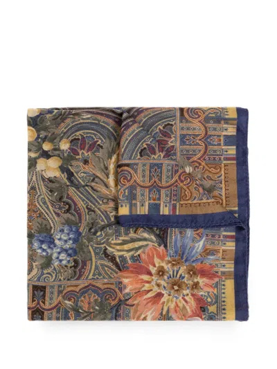 Etro Fringed-edges Scarf In Multi