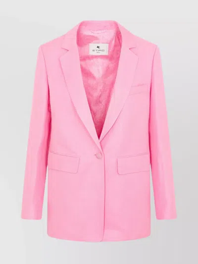 ETRO FUJI LINEN SILK JACKET