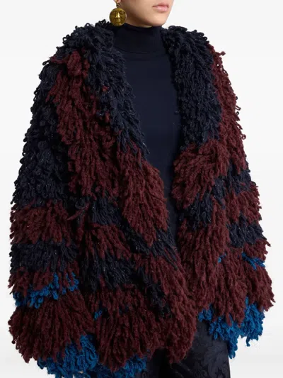 ETRO FUR-STITCH JACKET