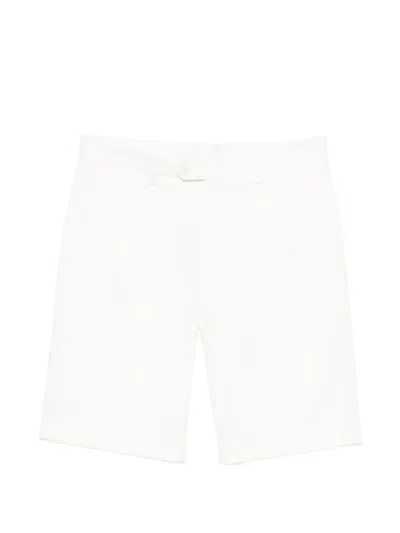 Etro Gabardine Shorts In White