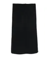 Etro Gathered Midi Skirt In Black