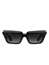 Etro Geometric-frame Sunglasses In Black
