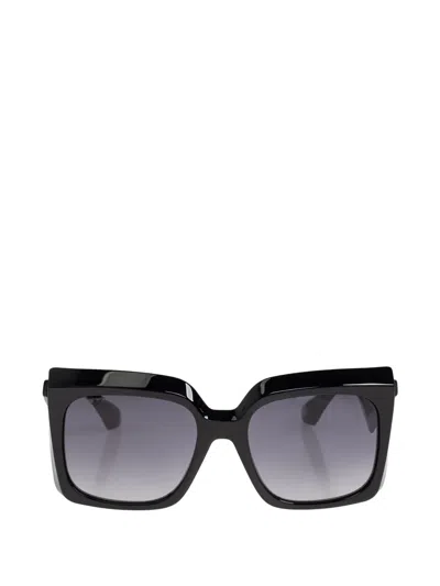 Etro Geometric-frame Sunglasses In Black