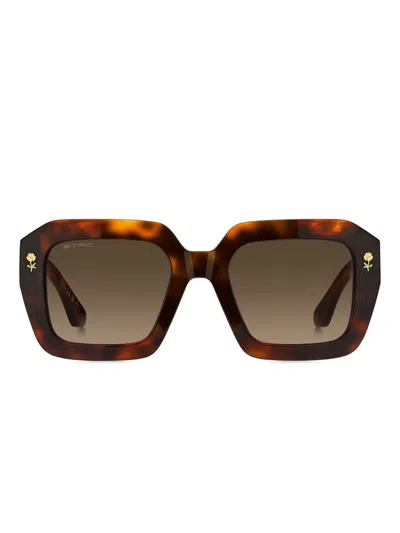 ETRO GEOMETRIC-FRAME SUNGLASSES