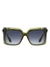 Etro Geometric-frame Sunglasses In Green