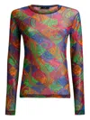 Etro Geometric Paisley-pattern Top In Red
