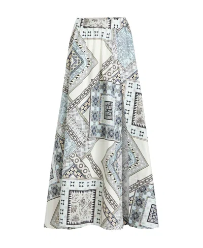 ETRO ETRO A-LINE GRAPHIC-PRINTED SKIRT