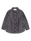 Etro Patterned-jacquard Shirt Jacket In Blue