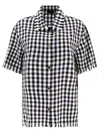 ETRO GINGHAM-CHECKED SHORT-SLEEVED BUTTON-UP SHIRT