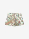 Etro Paisley-print Twill Shorts In Multicoloured