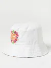 Etro Reversible Cotton-blend Bucket Hat In Ivory