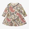 Etro Girls Ivory Paisley Print Cotton Dress In Ivory