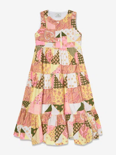 ETRO ETRO GIRLS PAISLEY PATCHWORK DRESS