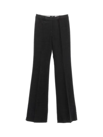 Etro Glittered Flared Tailored Trousers In Black