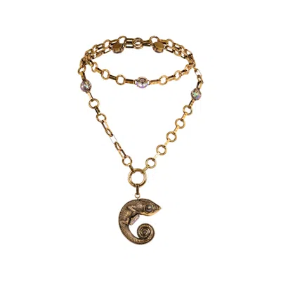 Etro Gold Necklaces Women