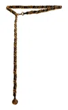 Etro Gold-toned Chain Logo Belt In Black