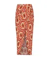 Etro Sarong Skirt With Graphic Print In Multi