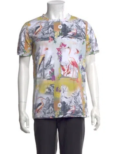 Pre-owned Etro Graphic Print Crew Neck T-shirt In Multicolor