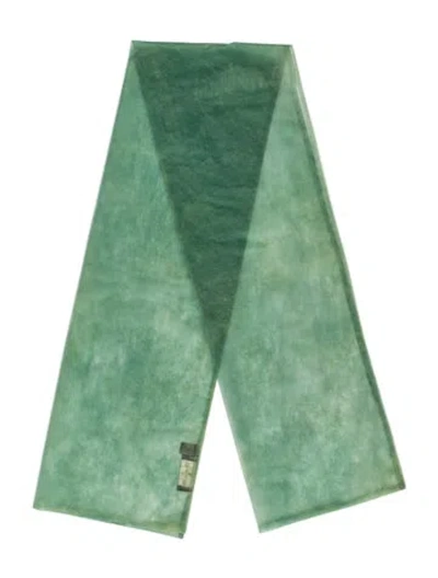 Pre-owned Etro Graphic Print Scarf In Green