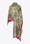 Etro Graphic Print Scarf In Multicolor