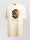 Etro Graphic Print Short Sleeve Crew Neck Top In Pink