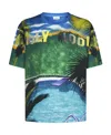 Etro All Over Print Graphic T-shirt California In Multi
