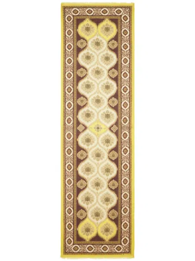 Etro Graphic-print Silk Scarf In Brown